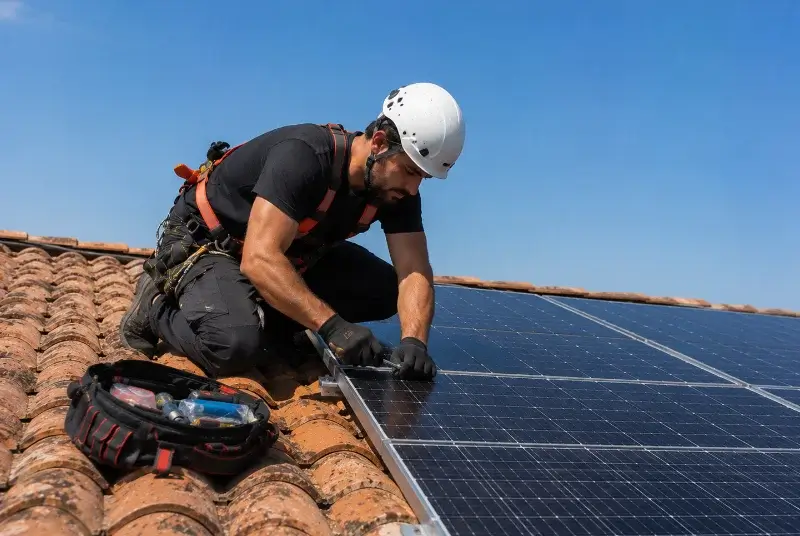 Maintenance et monitoring de panneaux solaires à Chepniers